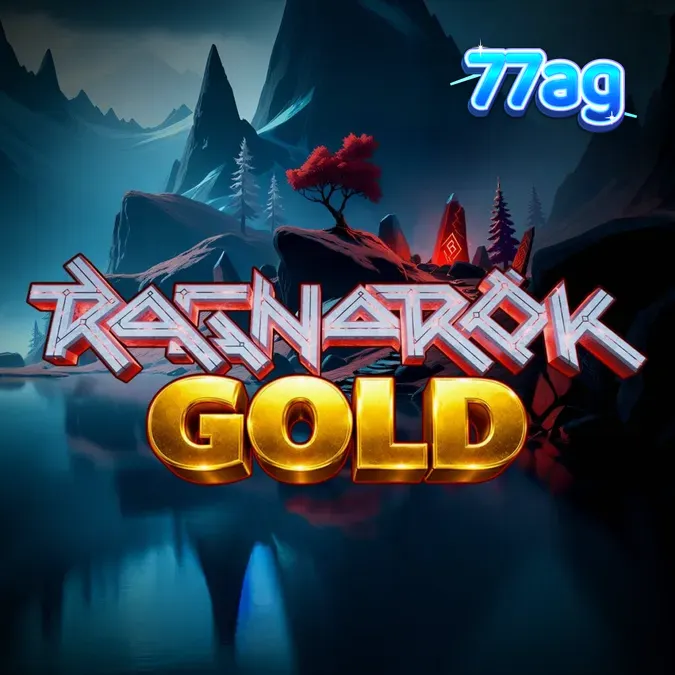 Tampilan grid 5x5 pada slot Ragnarok Gold dengan tema mitologi Nordik yang megah.