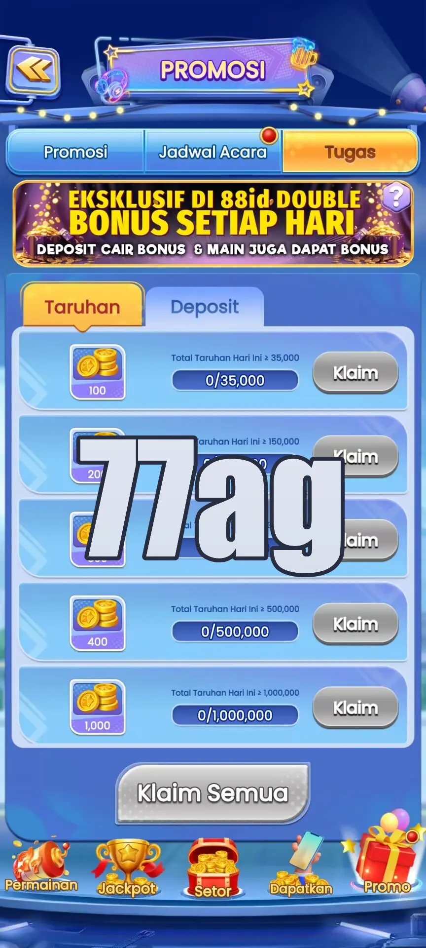 77ag Masuk